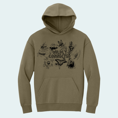 Wildly Connected - Pollinator Partnership Fundraiser (Limited Edition for October) Heavyweight Fleece Hoodie