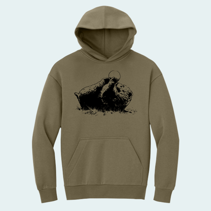 Bear - Umigomi Enrichment Project Fundraiser(Limited Edition for October) Heavyweight Fleece Hoodie