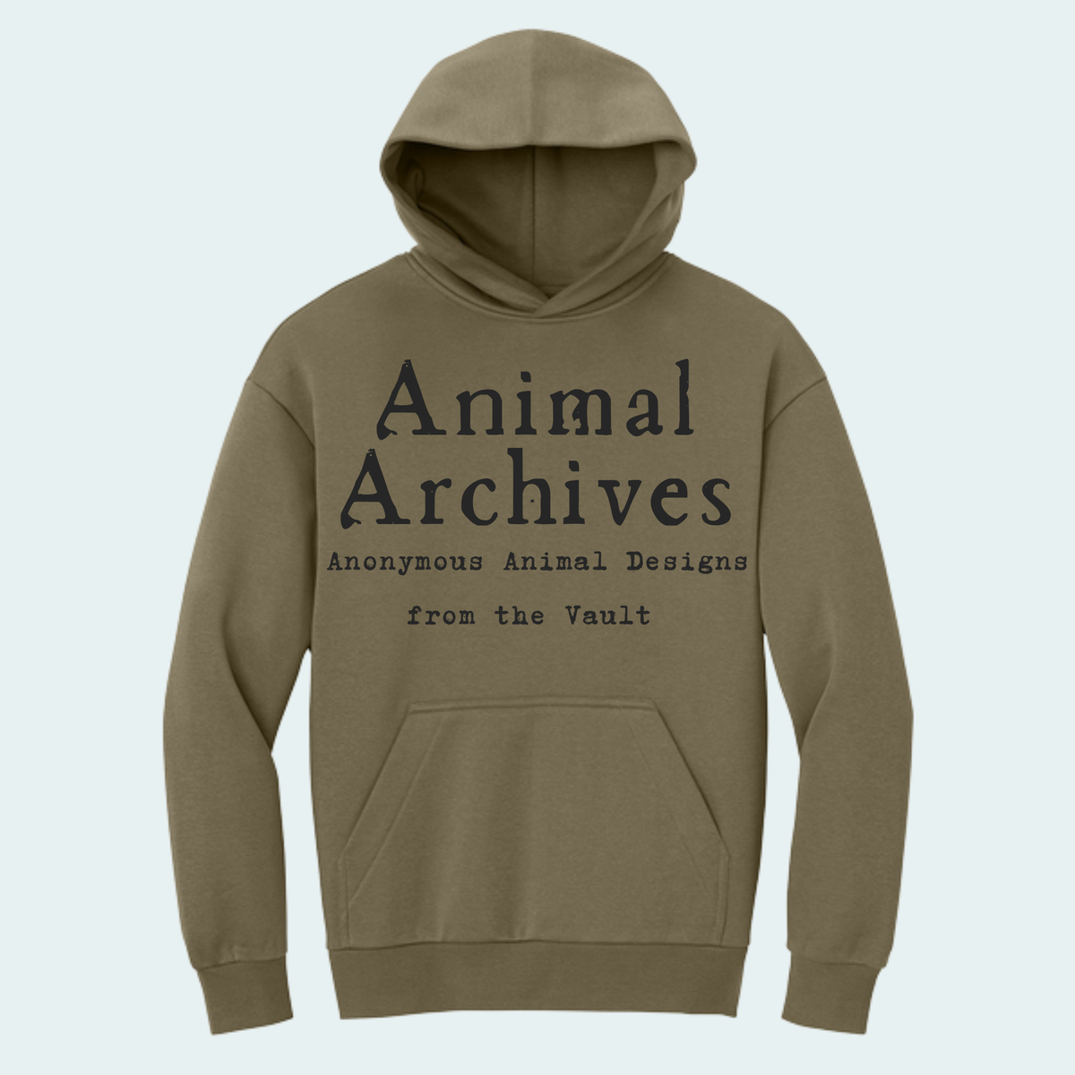 Animal Archives (Anonymous Animal Designs from the Vault) Heavyweight Fleece Hoodie