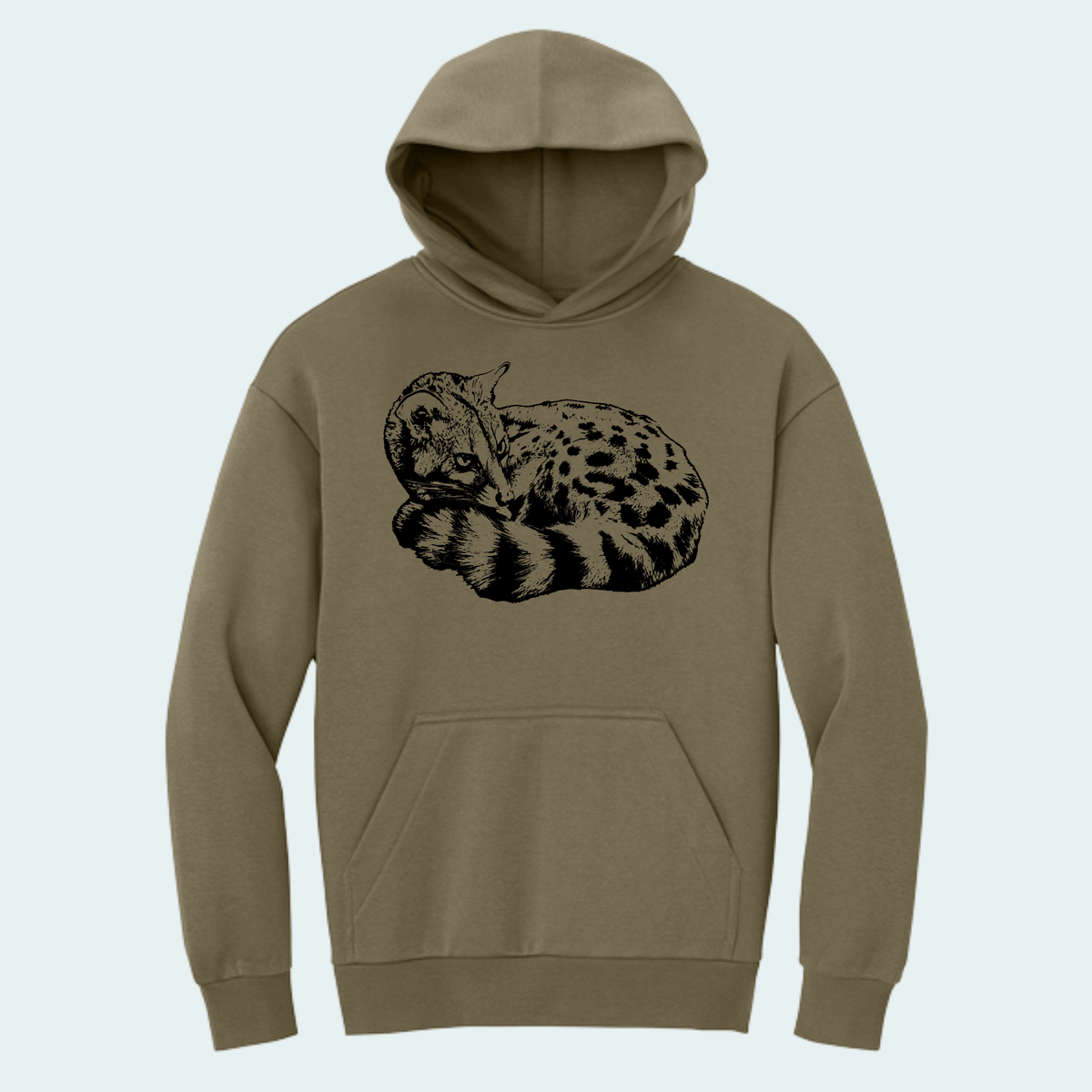 Large Spotted Genet (Limited Edition for October) Heavyweight Fleece Hoodie
