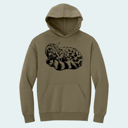 Large Spotted Genet (Limited Edition for October) Heavyweight Fleece Hoodie