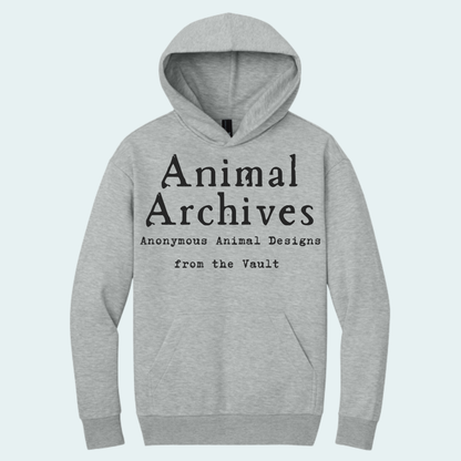 Animal Archives (Anonymous Animal Designs from the Vault) Heavyweight Fleece Hoodie