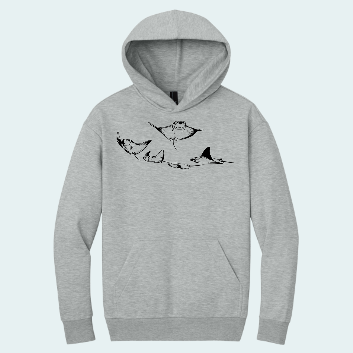 Cownose Rays (Limited Edition for October) Heavyweight Fleece Hoodie
