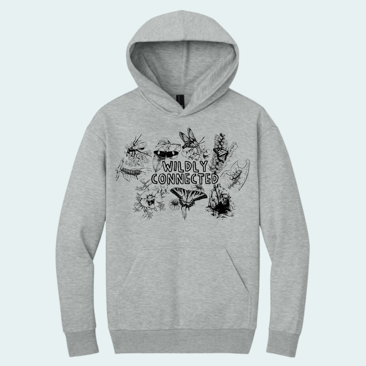 Wildly Connected - Pollinator Partnership Fundraiser (Limited Edition for October) Heavyweight Fleece Hoodie