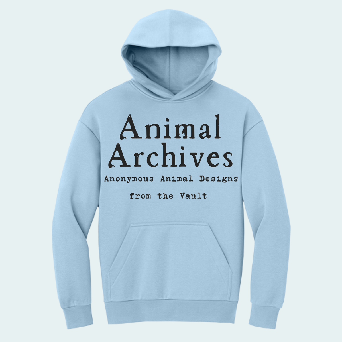 Animal Archives (Anonymous Animal Designs from the Vault) Heavyweight Fleece Hoodie