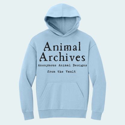 Animal Archives (Anonymous Animal Designs from the Vault) Heavyweight Fleece Hoodie
