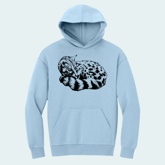 Large Spotted Genet (Limited Edition for October) Heavyweight Fleece Hoodie