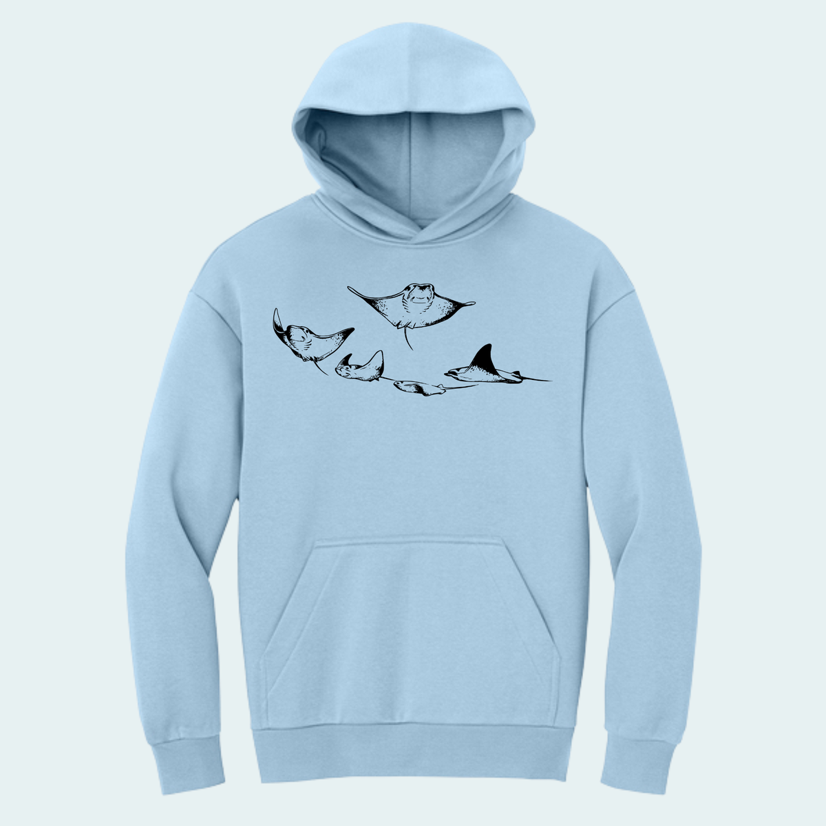 Cownose Rays (Limited Edition for October) Heavyweight Fleece Hoodie
