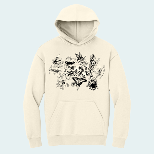 Wildly Connected - Pollinator Partnership Fundraiser (Limited Edition for October) Heavyweight Fleece Hoodie