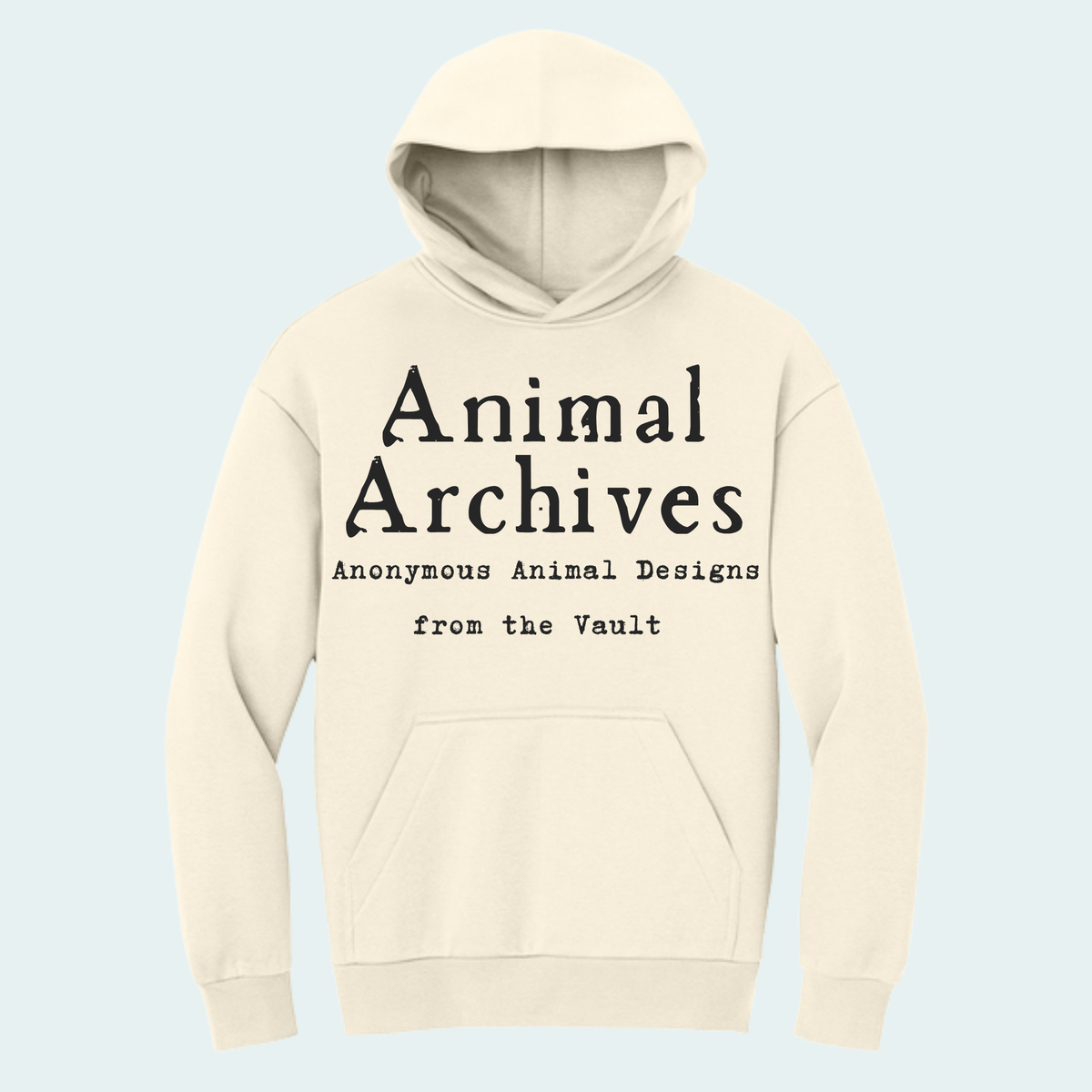 Animal Archives (Anonymous Animal Designs from the Vault) Heavyweight Fleece Hoodie