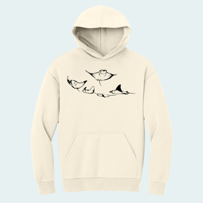 Cownose Rays (Limited Edition for October) Heavyweight Fleece Hoodie