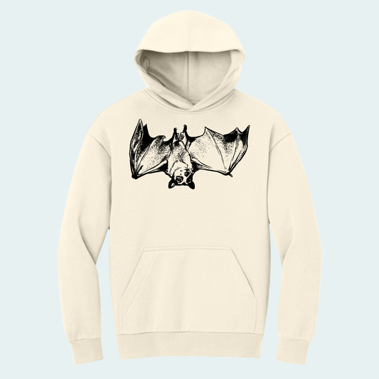Straw Colored Fruit Bat (Limited Edition for October) Heavyweight Fleece Hoodie