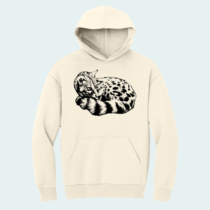 Large Spotted Genet (Limited Edition for October) Heavyweight Fleece Hoodie