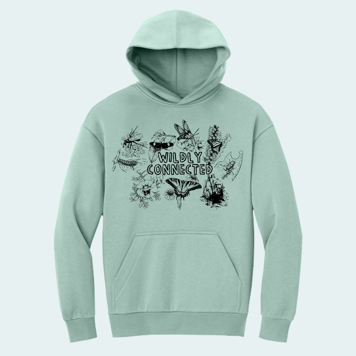 Wildly Connected - Pollinator Partnership Fundraiser (Limited Edition for October) Heavyweight Fleece Hoodie