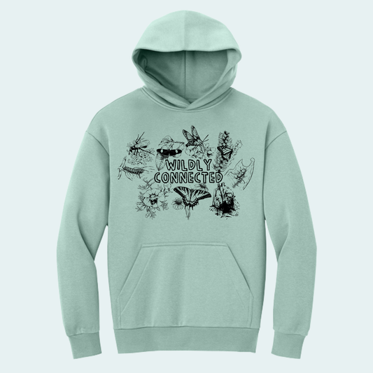 Wildly Connected - Pollinator Partnership Fundraiser (Limited Edition for October) Heavyweight Fleece Hoodie