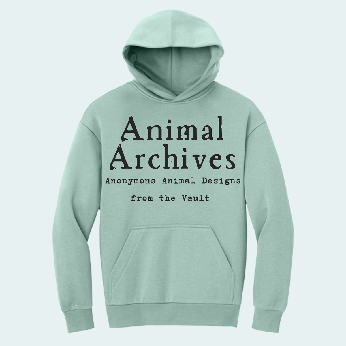 Animal Archives (Anonymous Animal Designs from the Vault) Heavyweight Fleece Hoodie
