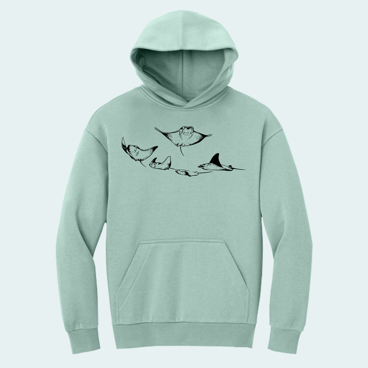 Cownose Rays (Limited Edition for October) Heavyweight Fleece Hoodie