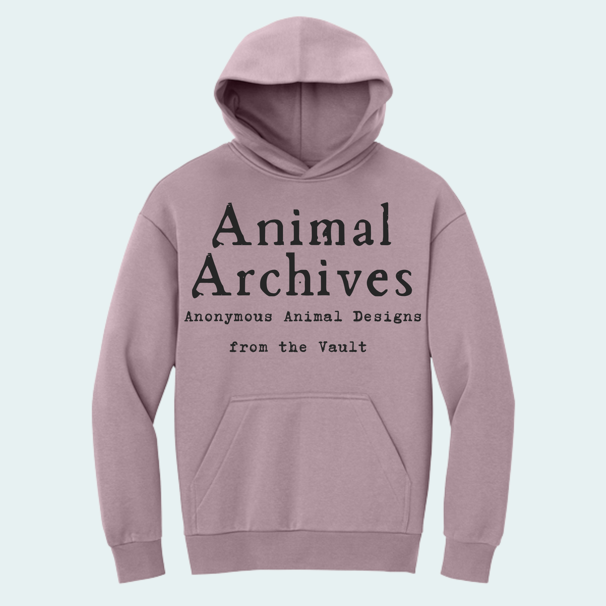 Animal Archives (Anonymous Animal Designs from the Vault) Heavyweight Fleece Hoodie