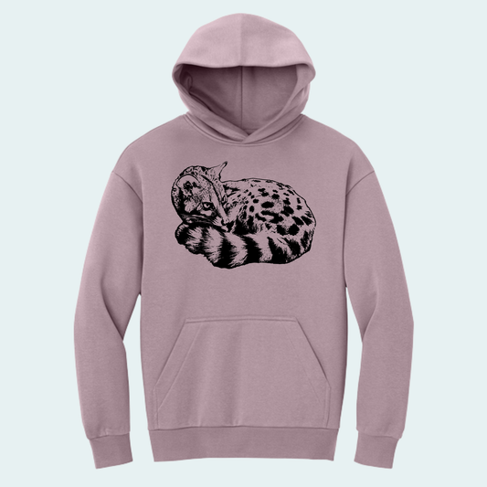 Large Spotted Genet (Limited Edition for October) Heavyweight Fleece Hoodie