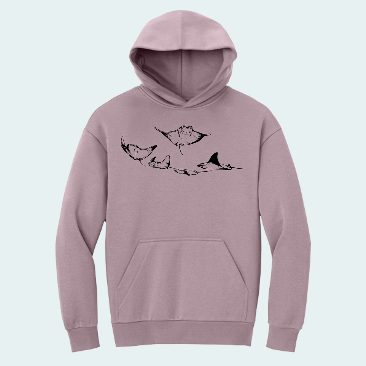 Cownose Rays (Limited Edition for October) Heavyweight Fleece Hoodie