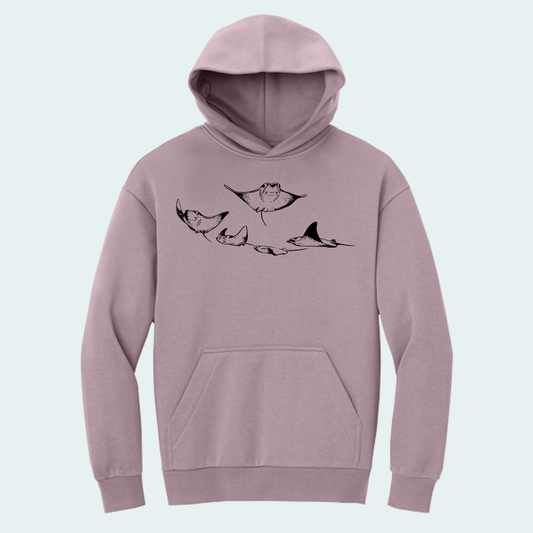 Cownose Rays (Limited Edition for October) Heavyweight Fleece Hoodie