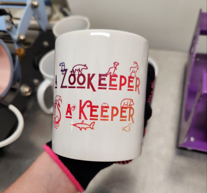 Once a Zookeeper Always a Keeper Rainbow - Mug