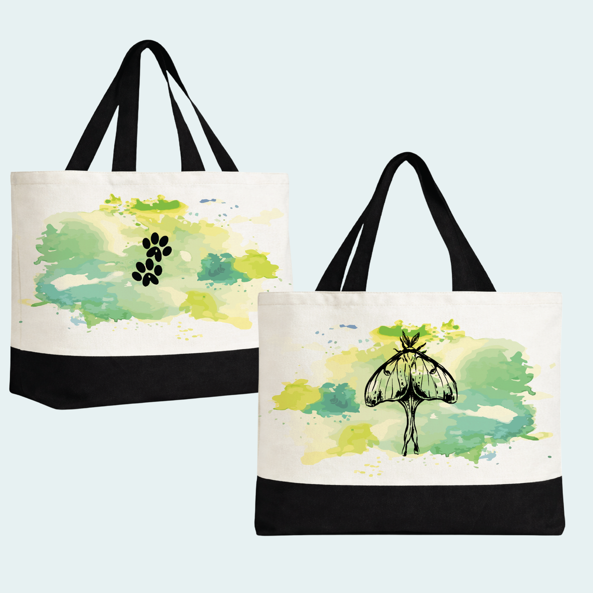 Luna Moth (Limited Edition for October) Large Tote Bag