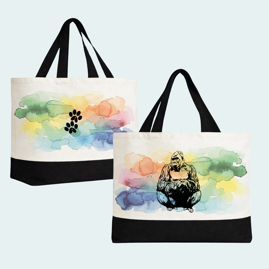 Western lowland Gorilla (Limited Edition for September) Tote Bag