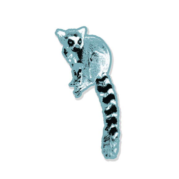 Ring-Tailed Lemur Fundraiser - Sticker (Pre order)