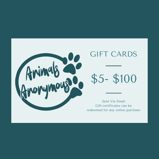 Tarjeta Regalo Animales Anónimos