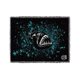 Angler Fish Black/Blue - Large Woven Blanket (Limited Run) (Pre Order)