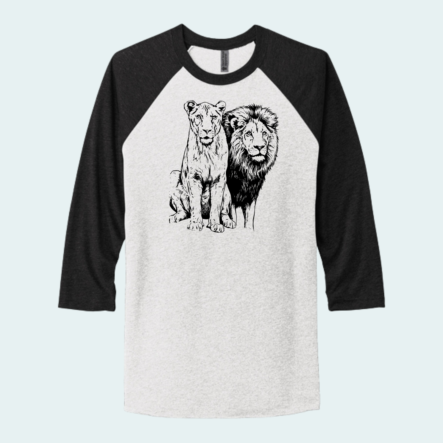 Lions (Limited Edition for August) Unisex 3/4-Sleeve Raglan Tee