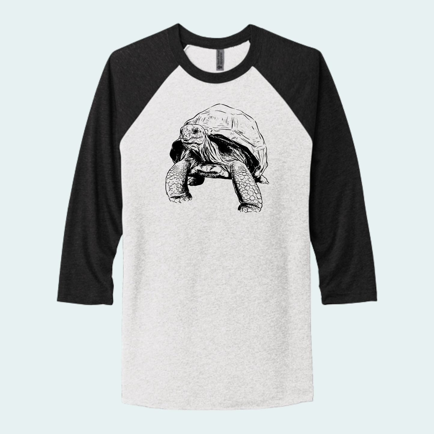 Aldabra Tortoise (Limited Edition for September) Unisex 3/4-Sleeve Raglan Tee