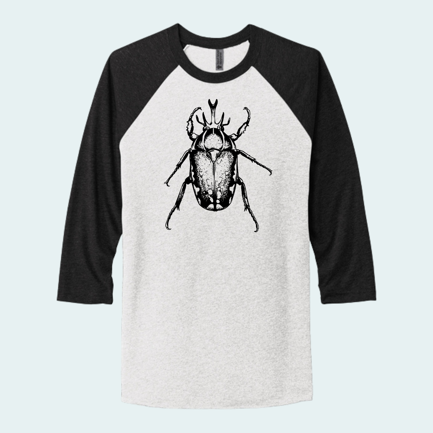 Magnificent Flower Beetle (Limited Edition for September) Unisex 3/4-Sleeve Raglan Tee