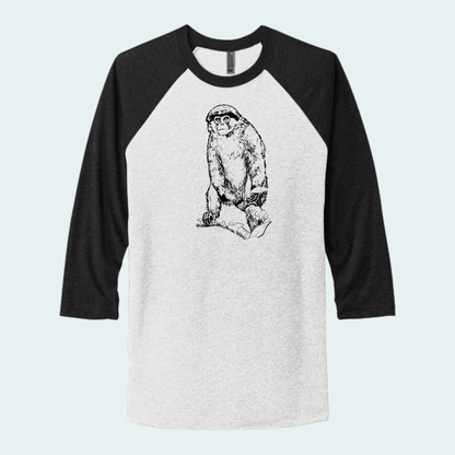 Red Colobus Fundraiser (Limited Edition for August) Unisex 3/4-Sleeve Raglan Tee