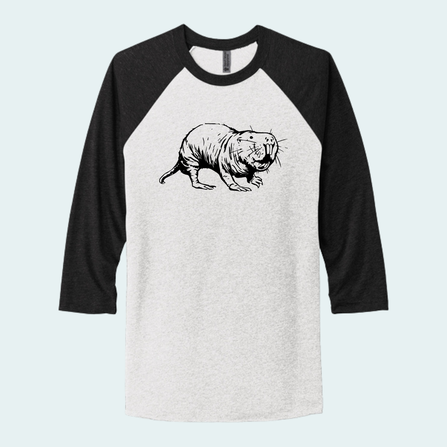 Naked Mole Rat (Limited Edition for August) Unisex 3/4-Sleeve Raglan Tee
