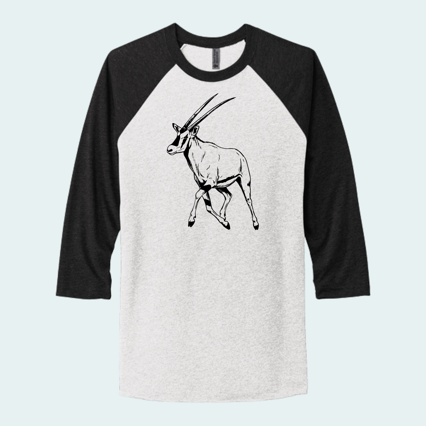 Beisa Oryx (Limited Edition for August) Unisex 3/4-Sleeve Raglan Tee