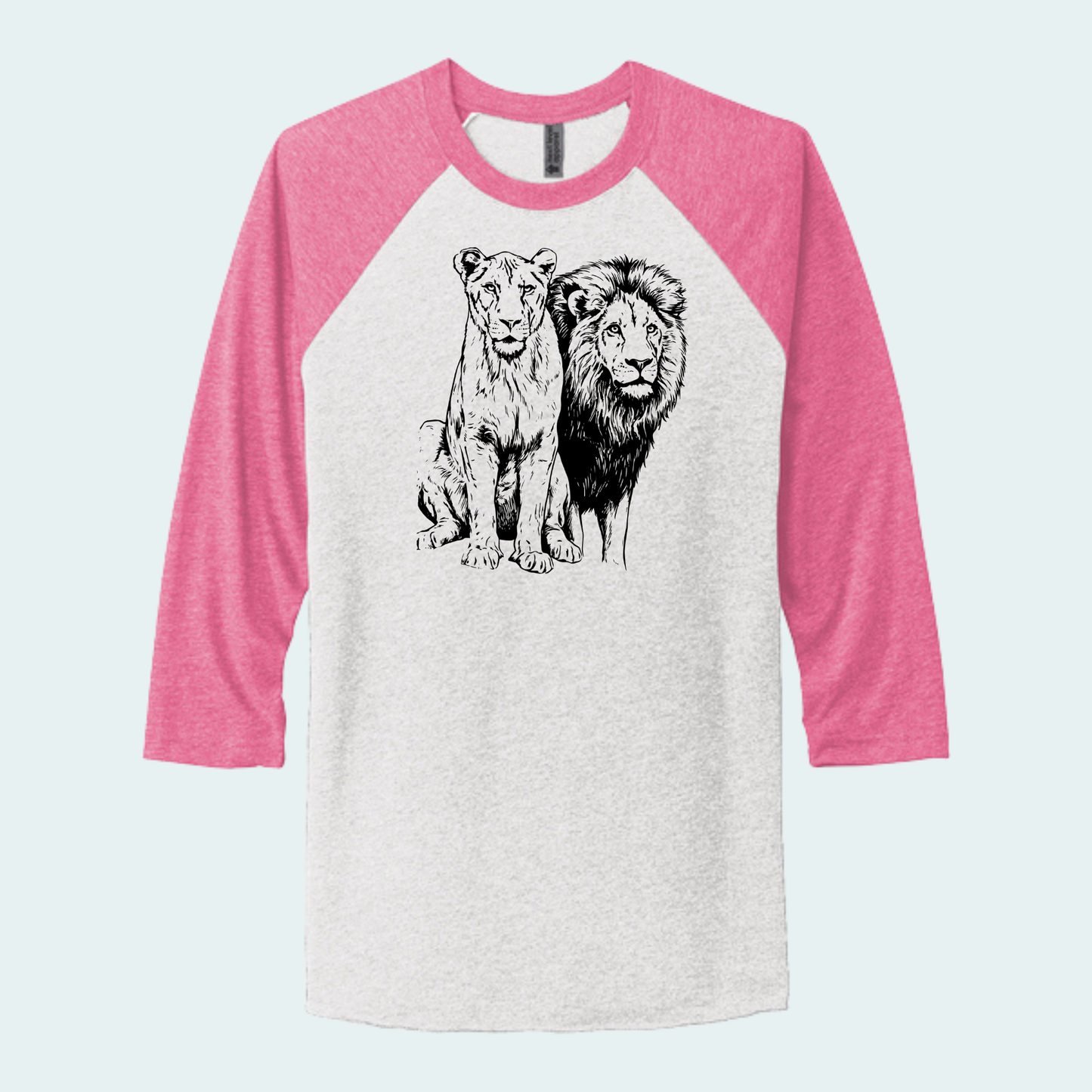 Lions (Limited Edition for August) Unisex 3/4-Sleeve Raglan Tee