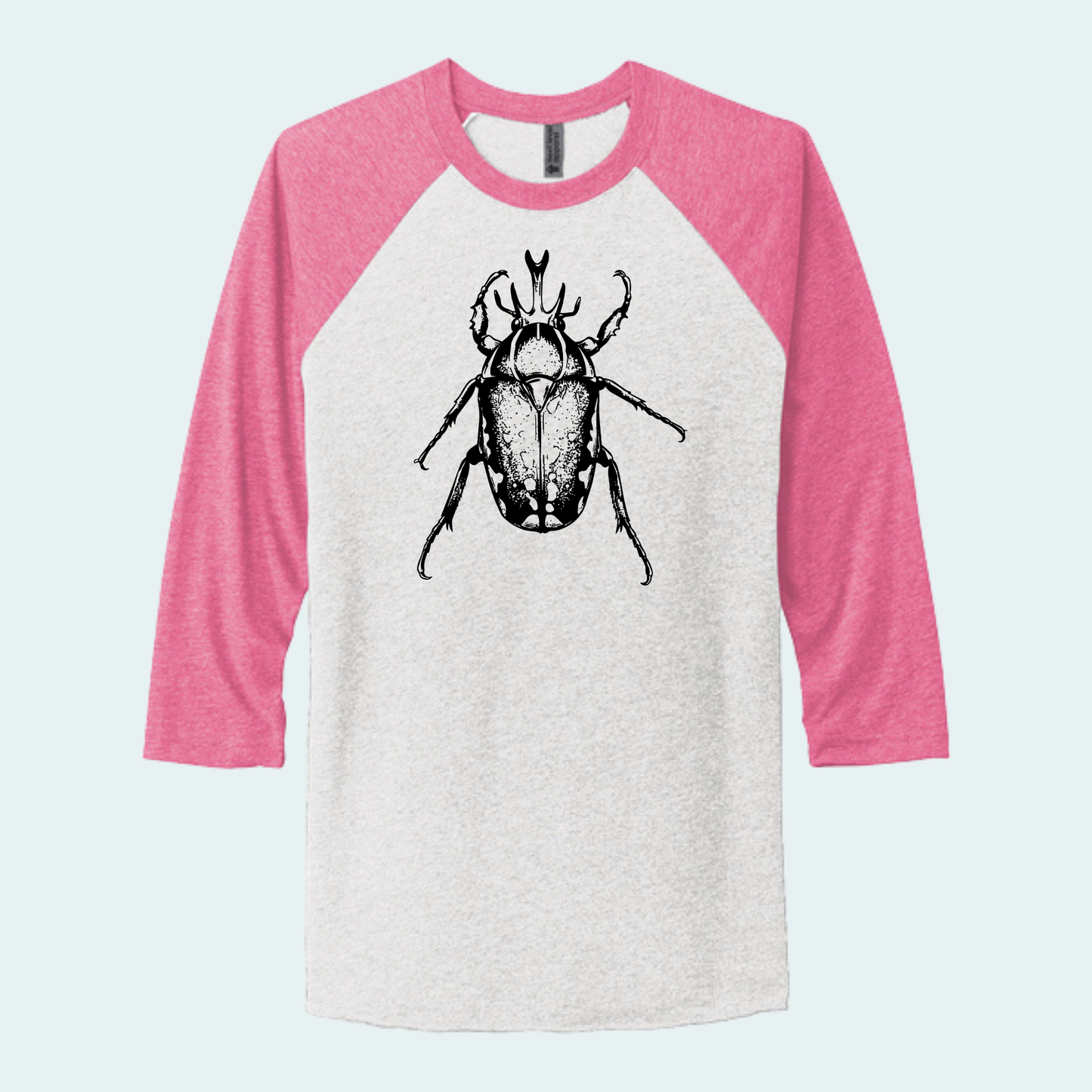 Magnificent Flower Beetle (Limited Edition for September) Unisex 3/4-Sleeve Raglan Tee
