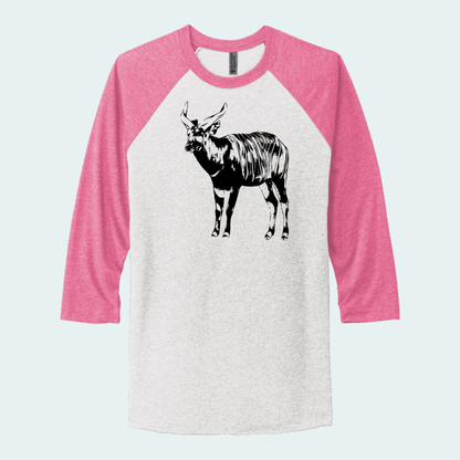 Bongo (Limited Edition for September) Unisex 3/4-Sleeve Raglan Tee