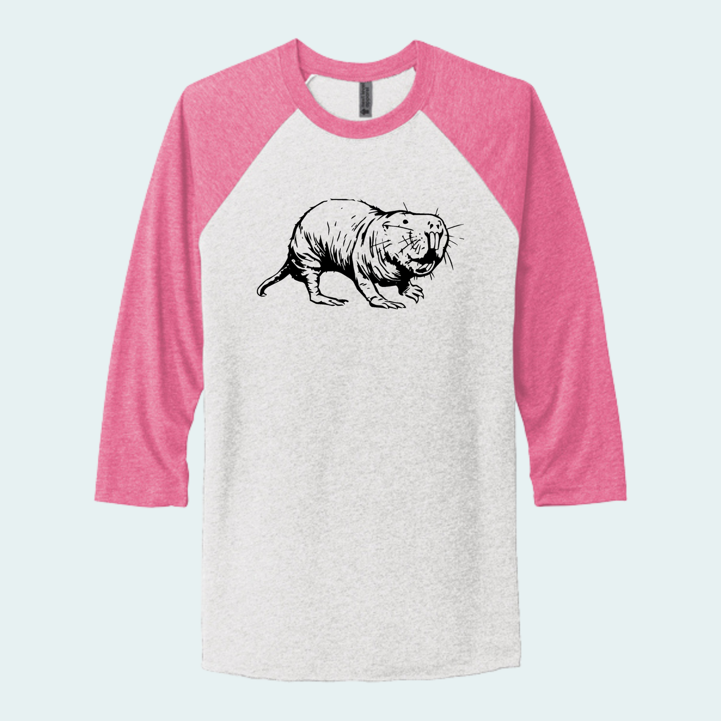 Naked Mole Rat (Limited Edition for August) Unisex 3/4-Sleeve Raglan Tee