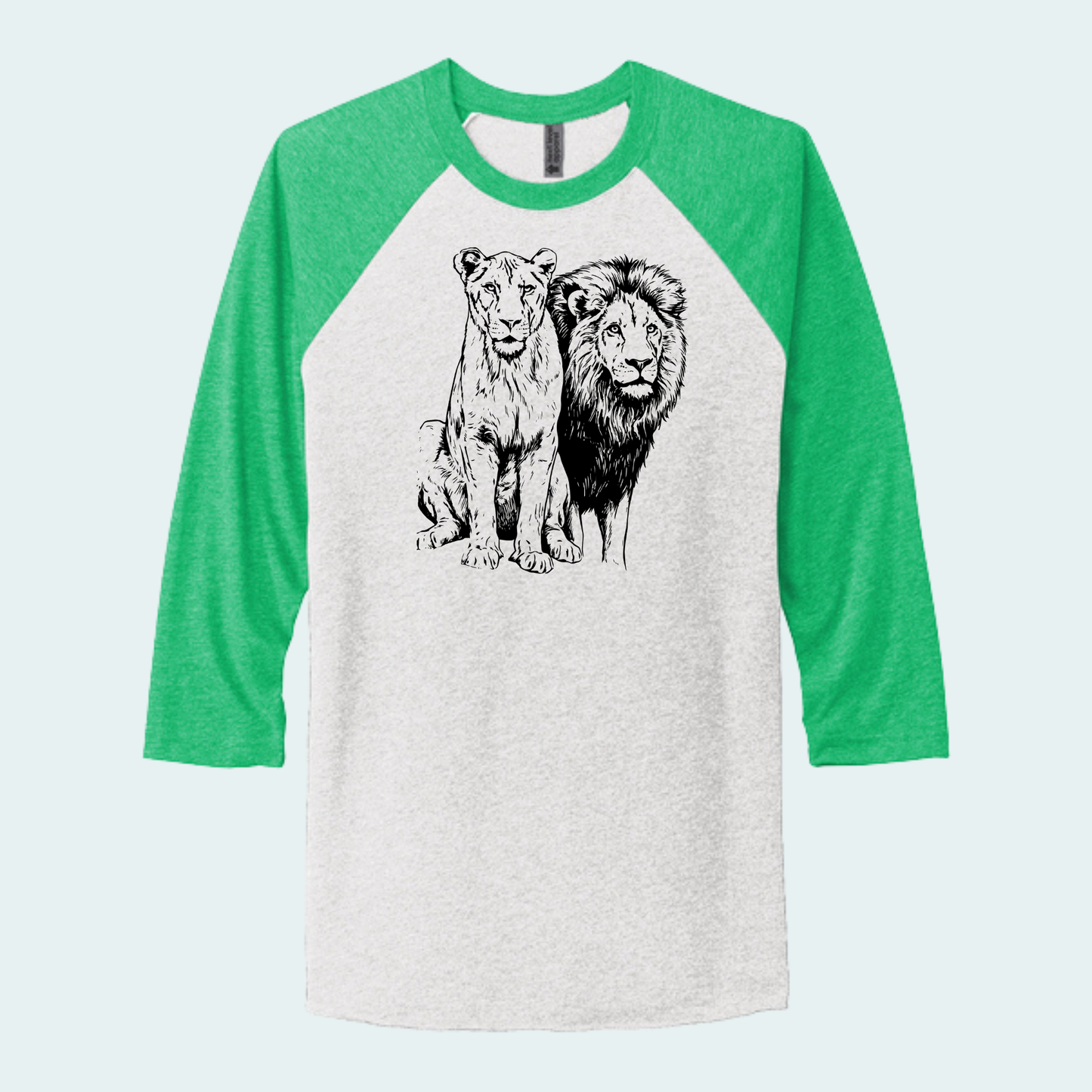 Lions (Limited Edition for August) Unisex 3/4-Sleeve Raglan Tee