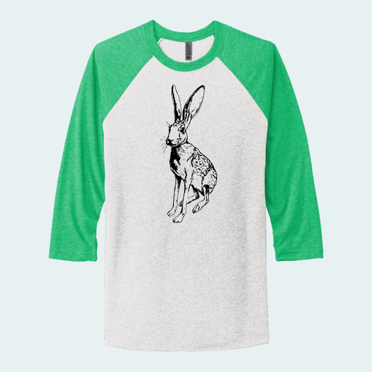Antelope Jackrabbit (Limited Edition for August) Unisex 3/4-Sleeve Raglan Tee