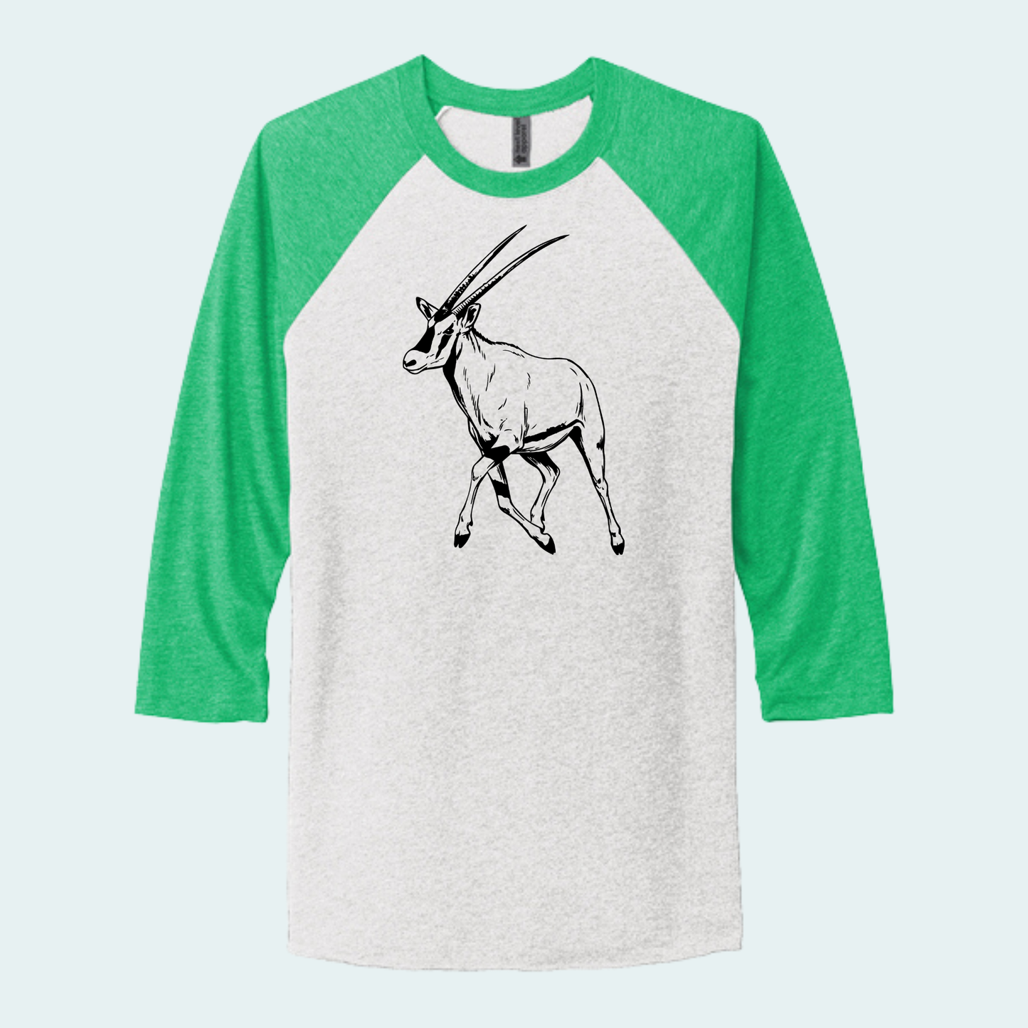 Beisa Oryx (Limited Edition for August) Unisex 3/4-Sleeve Raglan Tee
