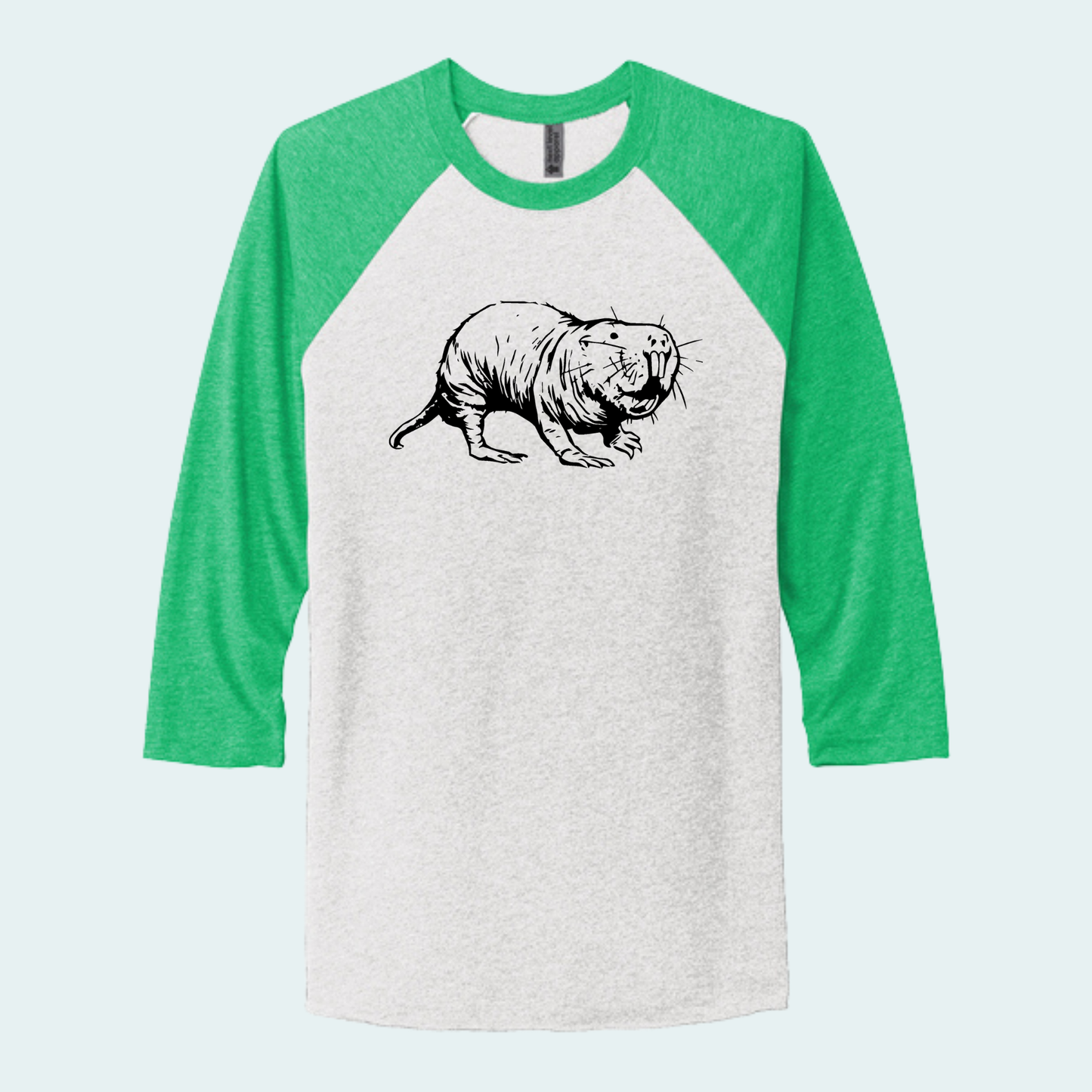Naked Mole Rat (Limited Edition for August) Unisex 3/4-Sleeve Raglan Tee