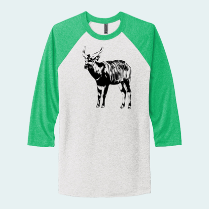Bongo (Limited Edition for September) Unisex 3/4-Sleeve Raglan Tee