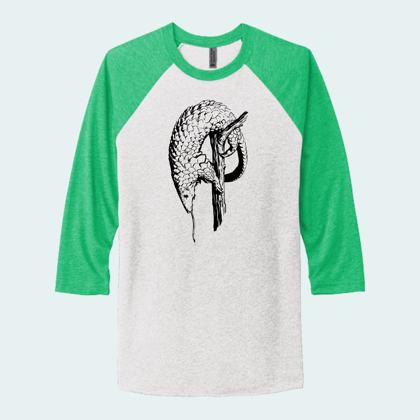 Pangolin (Limited Edition for August) Unisex 3/4-Sleeve Raglan Tee