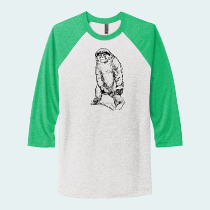 Red Colobus Fundraiser (Limited Edition for August) Unisex 3/4-Sleeve Raglan Tee