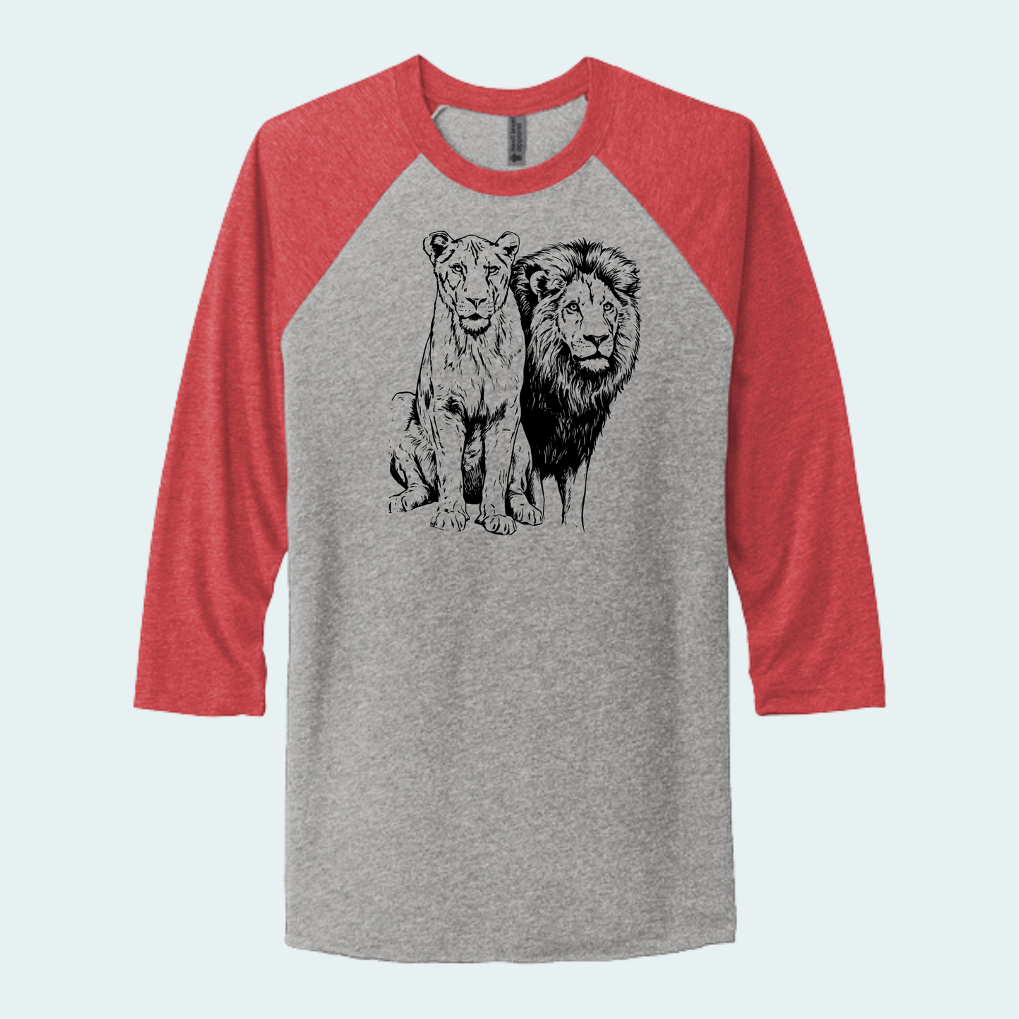 Lions (Limited Edition for August) Unisex 3/4-Sleeve Raglan Tee