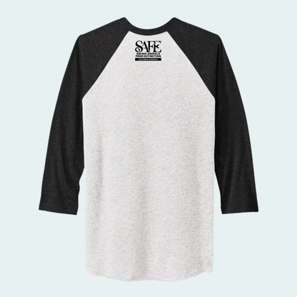Colobus Mixed Species Fundraiser (Limited Edition for August) Unisex 3/4-Sleeve Raglan Tee